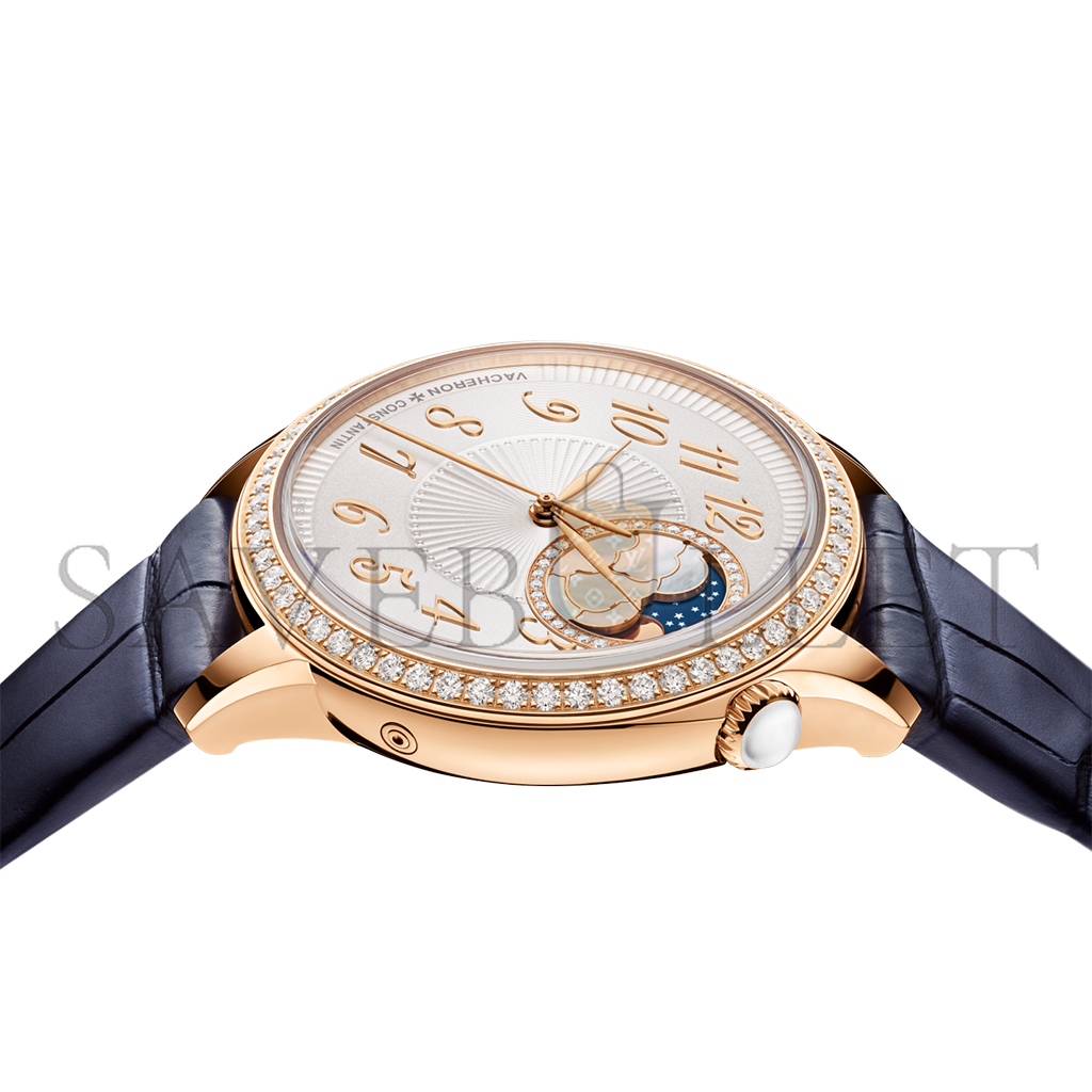 vacheron Co*sta*t*n ÉgÉrie moon phase 37 mm pink gold watch 8005/f000r-b498